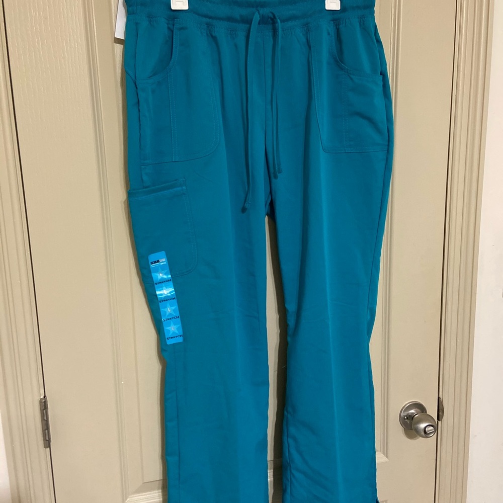 Teal scrub pants